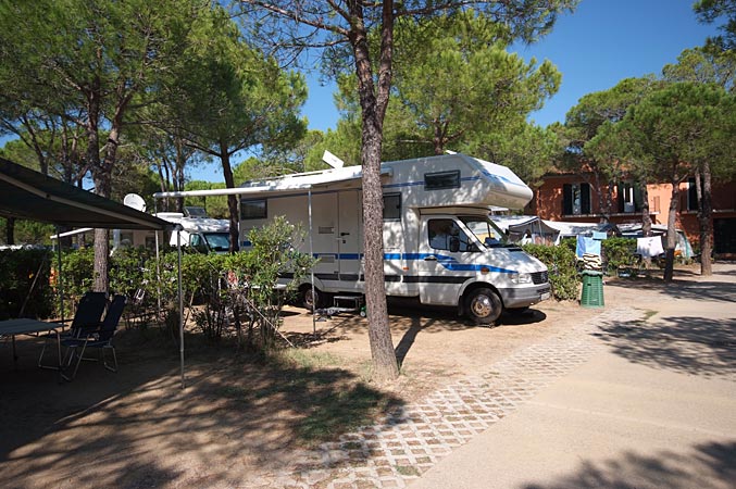 Holiday in campsite on Elba